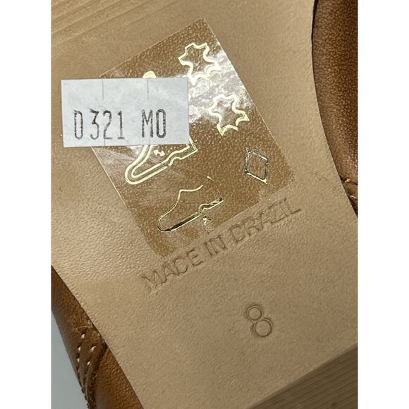 Madewell The Regan Boot in English Saddle Womens 8 Leather Ankle Boots Booties - Picture 8 of 10